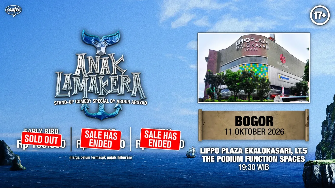Anak Lamakera - Abdur Arsyad di Bogor, 11 Oktober 2026, Lippo Plaza Ekalokasari