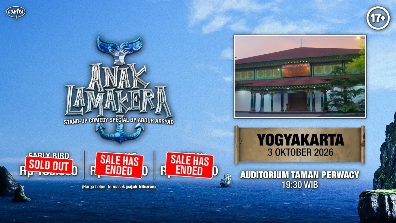 Anak Lamakera - Abdur Arsyad di Yogyakarta, 3 Oktober 2026, Auditorium Taman Perwacy